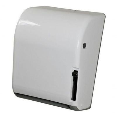 Toalheiro Alavanca para Papel Bobina 20CM 100-200 METROS com Visor Branco Higipack