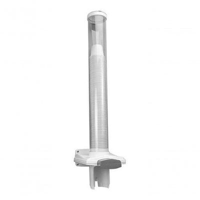 Suporte Porta Copo Descartável para Café Dispenser Unicopo 50ML Fixação em Parede Transparente