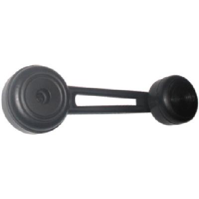 Manivela Regulagem Vidro Preta para Porta Modelo F103 Ford Belina Até 77 Caminhões Corcel Pick-ups