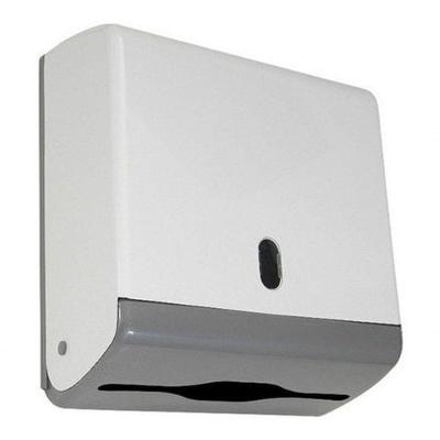 Toalheiro para Papel Interfolha Junior N15 para 2 Ou 3 Dobras com Visor Cristal Branco Higipack