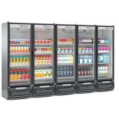 Expositor Vertical 5 Portas Gcvr2500 Inox 220V Gelopar