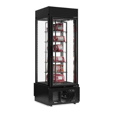 Expositor De Carnes Giratório 6 Prateleiras Gevg075 Preto Gelopar 220V
