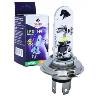Lâmpada de Farol H4 Super Led Efeito Xenon 8000K para Veículos com Soquete H4 Luz Branca OEM