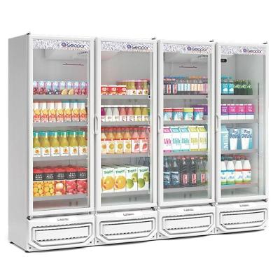 Expositor Vertical 4 Portas Gcvr1950 Branco 220V Gelopar