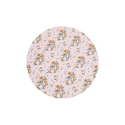 Kit Capa Sousplat Estampado com Suporte MDF 100% Poliéster 35CM Palha Valle Distribuidora