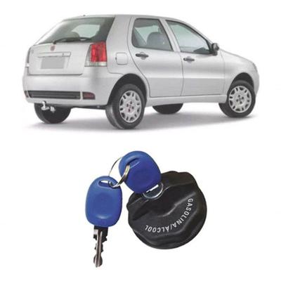 Tampa de Combustível para Bocal de Tanque F103 Fiat Palio 2004 a 2017 com Chave Unick