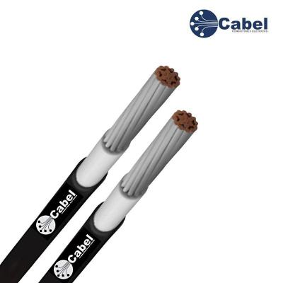 Cabo Solar Cabel 6MM² Preto 50M para Instalações Fotovoltaicas com Excelente Condução Elétrica Preto
