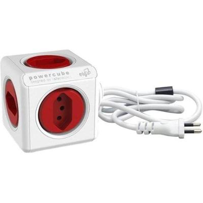 Adaptador Benjamim Múltiplo Powercube PWC-X5-3M Que Expande uma Tomada em 5 Pontos com Proteção