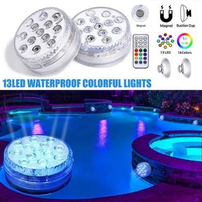 Luminária para Piscina Submersa LED RGB Impermeável IP68 com Controle Remoto Multicolorido OEM