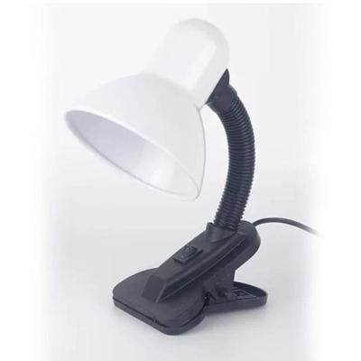 Luminária Garra Branco Popi 11-1 Br com Soquete E27 em Alumínio e Plástico Branco Tupiara Iluminação