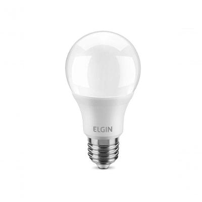 Lâmpada Bulbo LED A60 9W 6500K Bivolt com Base E27 Branca Fria com Economia de Energia Elgin