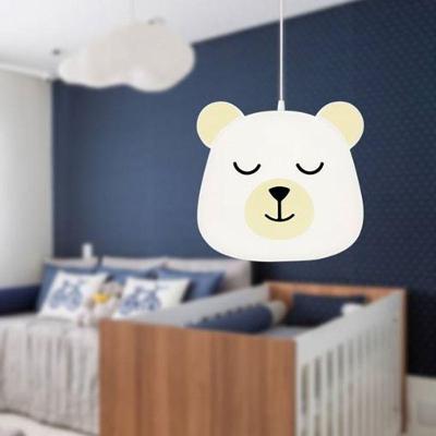 Luminária de Mesa Urso Pendente Tpc Bivolt 110V-220V com Luz Difusa e Cabo com Interruptor