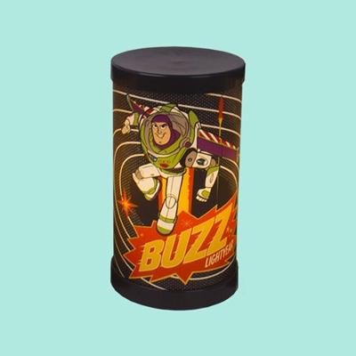 Luminária de Mesa Buzz Lightyear Disney Bivolt com Cabo 1,8M para Lâmpada Até 10W Preto