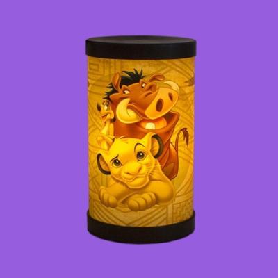Luminária Rei Leão Disney Bivolt Tpc com Luz Difusa e Uso Decorativo Preto