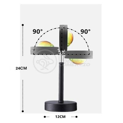 Luminária Projetora Mini Ring Light Sunset Projetor Pôr do Sol USB 5V 5W com Cabeça Ajustável