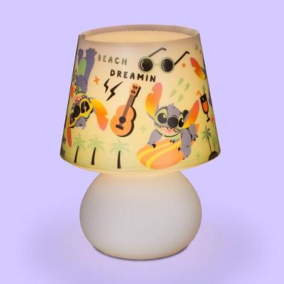 Luminária Abajur de Mesa Disney Stitch Tpc com Uso de Lâmpada LED Até 5W Branco