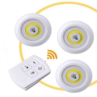 Luminária LED com Controle Remoto Luminaria Lampada Led Fotocelula Kit 3 Unidades Branco Top Total