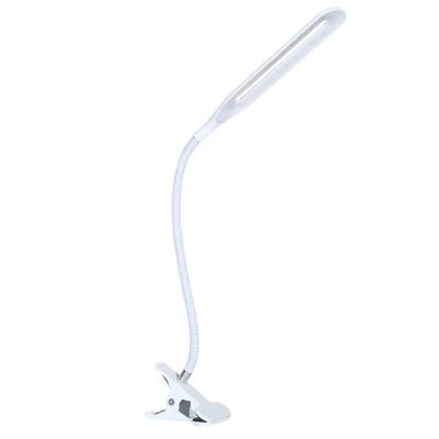 Luminária de Mesa Luminária Led Presilha para Leitura e Estudo com Alto Brilho Portátil USB Branco