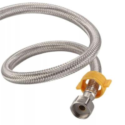 Kit Mangueira Flexível Ducha Higiênica 60CM com Rosca Interna em Aço Inox Inox Jocenter