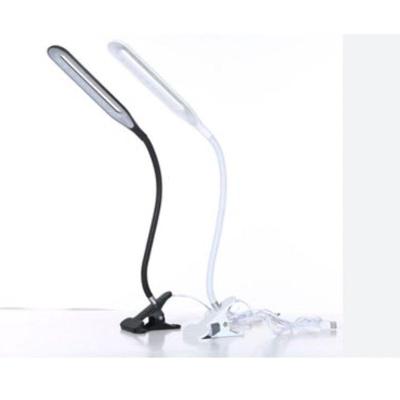 Luminária de Mesa 20 Leds Garra Presilha com Proteção Ocular Luz Leitosa Branco OEM