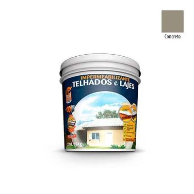 Impermeabilizante para Telhados e Lajes Concreto Proteção Contra Umidade Película Flexível Branco