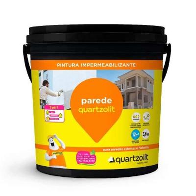 Impermeabilizante para Parede Impermeabilizante Parede Premium 3,6KG Alto Desempenho Branco
