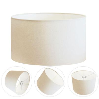 Cúpula para Abajur e Luminária Cilíndrica CP-7024 com Tecido Resistente à Maresia Branco Vivare