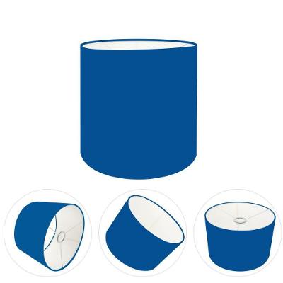 Cúpula para Abajur e Luminária CP-8005 Cilíndrica 18X18CM Resistente à Maresia Azul-marinho Vivare