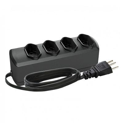 Extensor de Tomadas 64100 com 4 Saídas e Design Moderno e Compacto para Casa Ou Escritório SMS