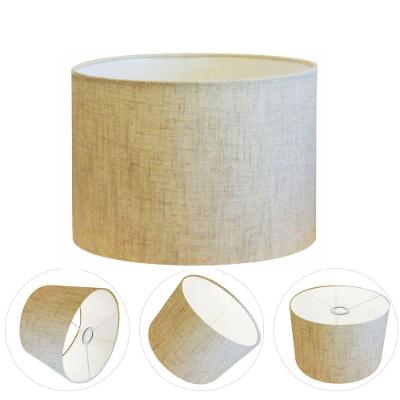 Cúpula para Abajur e Luminária CP-8019 Cilíndrica Resistente à Maresia Rustico-bege Vivare Brasil