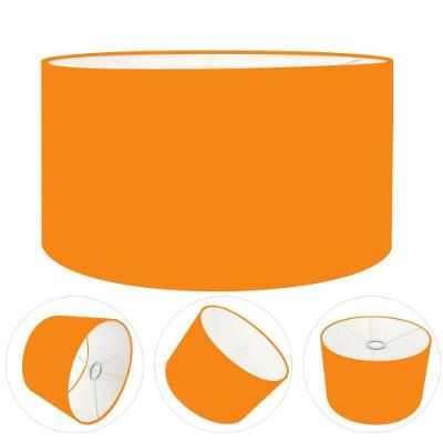 Cúpula para Abajur e Luminária CP-7024 com Tecido Resistente à Maresia Laranja Vivare Brasil