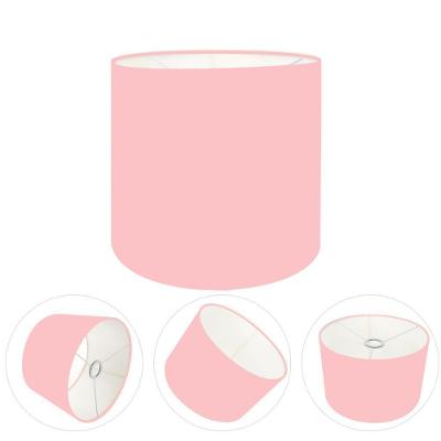 Cúpula para Abajur e Luminária Cilíndrica CP-8007 Compatível com Bocal Europeu Rosa-bebê Vivare