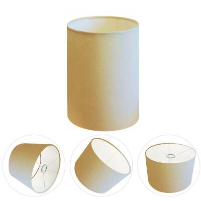 Cúpula para Abajur e Luminária Cp-8006 Cilíndrica Bocal Europeu Resistente à Maresia Algodão Cru