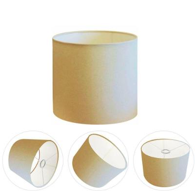 Cúpula para Abajur e Luminária Cp-8005 Cilíndrica 18X18CM Algodão-crú Vivare Brasil Iluminação
