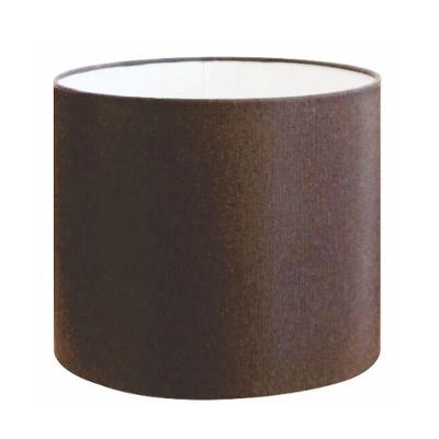 Cúpula para Abajur CP-4999 Algodão Cru Cilíndrica 50X45CM Soquete 3,5CM Café Vivare Brasil