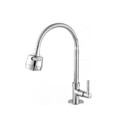 Torneira de Cozinha Torneira Inox de Cozinha Flexível Gourmet 1-4 de Volta para Parede Inox OEM