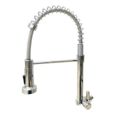 Torneira de Cozinha Malibu Água Fria de Bancada em Latão Cromado Gourmet Prata OEM