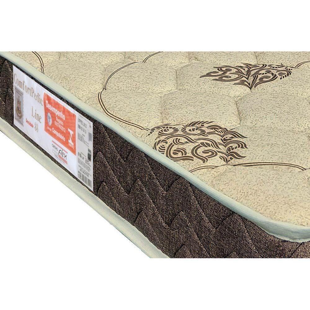 Cama Box Baú Casal: Colchão Espuma D33 Orthoflex Comfortpedic Line + Base CRC Suede Clean(138x188) - 5