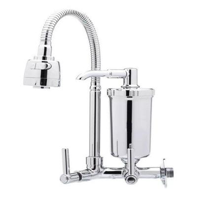 Torneira com Filtro para Cozinha Parede Gourmet 1-4 de Volta em Plástico ABS com Cano Inox OEM