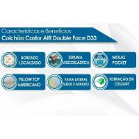 Cama Box Baú c/Auxiliar Solteiro: Colchão Molas Castor Pocket Light Stress + Base CRC Courano Branco(88x188) - 5