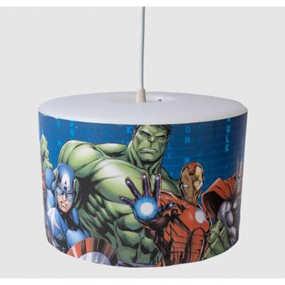 Luminária Pendente de Teto Marvel - Personagens Tpc para Decorar Quartos e Escritórios com Lâmpada