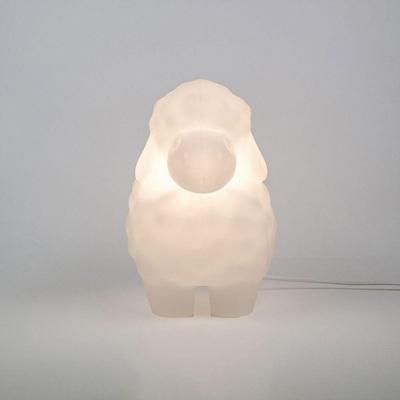 Luminária Ovelinha Tpc com Luz Difusa Bivolt 110-220V para Decoração e Leitura Branco