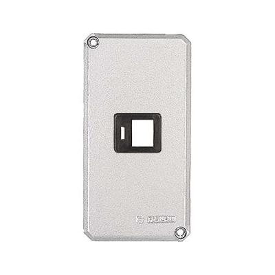 Tampa para RJ45 1 Posto Alumínio 1'' Linha Condulete para Instalações Elétricas Prata Tramontina