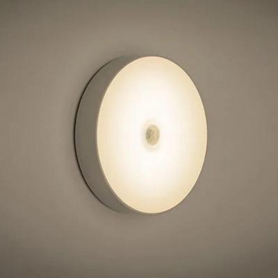 Luminária LED com Sensor de Movimento Recarregável Via USB sem Fio Branco Premium Colchões