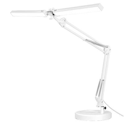 Luminária de Mesa LED KAISA Dupla com Braço Articulado 3 Temperaturas de Cor Branco OEM