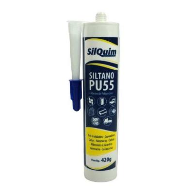 Selante de Poliuretano Selante PU 55 Cinza Siltano com Excelente Adesividade e Elasticidade Cinza
