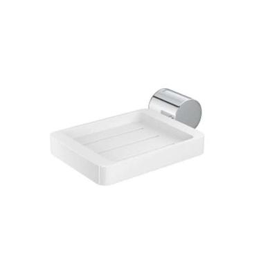 Saboneteira de Parede Flex com Design Moderno e Funcional Acabamento Cromado Prata Deca Universo