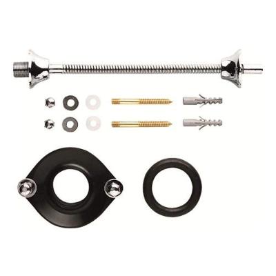 Kit de Fixação para Mictório FM712 com Engate Flexível e Vedação Completa Prata Deca