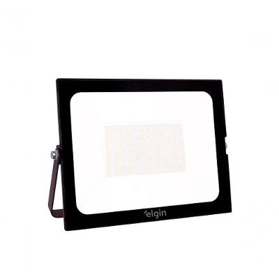 Refletor LED 30W 6500K Bivolt com Fluxo Luminoso 2400LM IP66 Preto Elgin