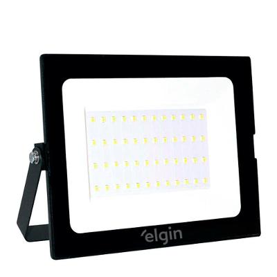 Refletor LED Elgin 50W 6500K 4000lm IP65 Bivolt Preto Elgin